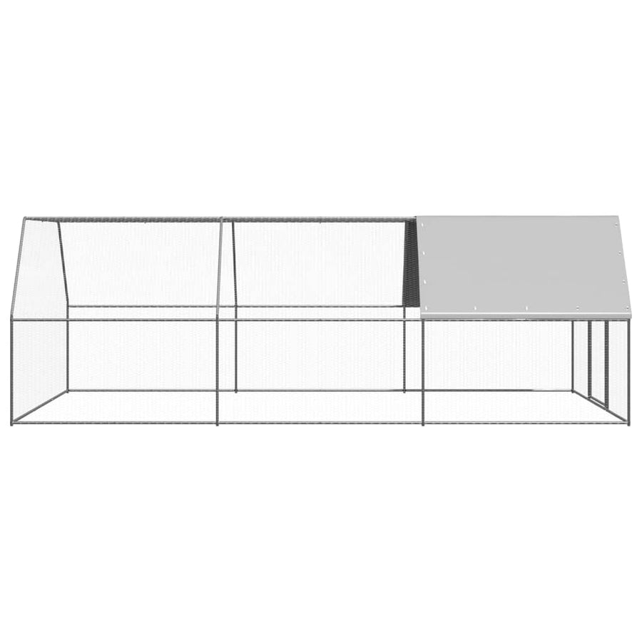 Kippenhok Gegalvaniseerd Staal 3 x 6 x 2 m