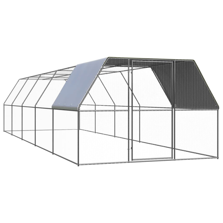 Kippenhok Gegalvaniseerd Staal 3 x 10 x 2 m
