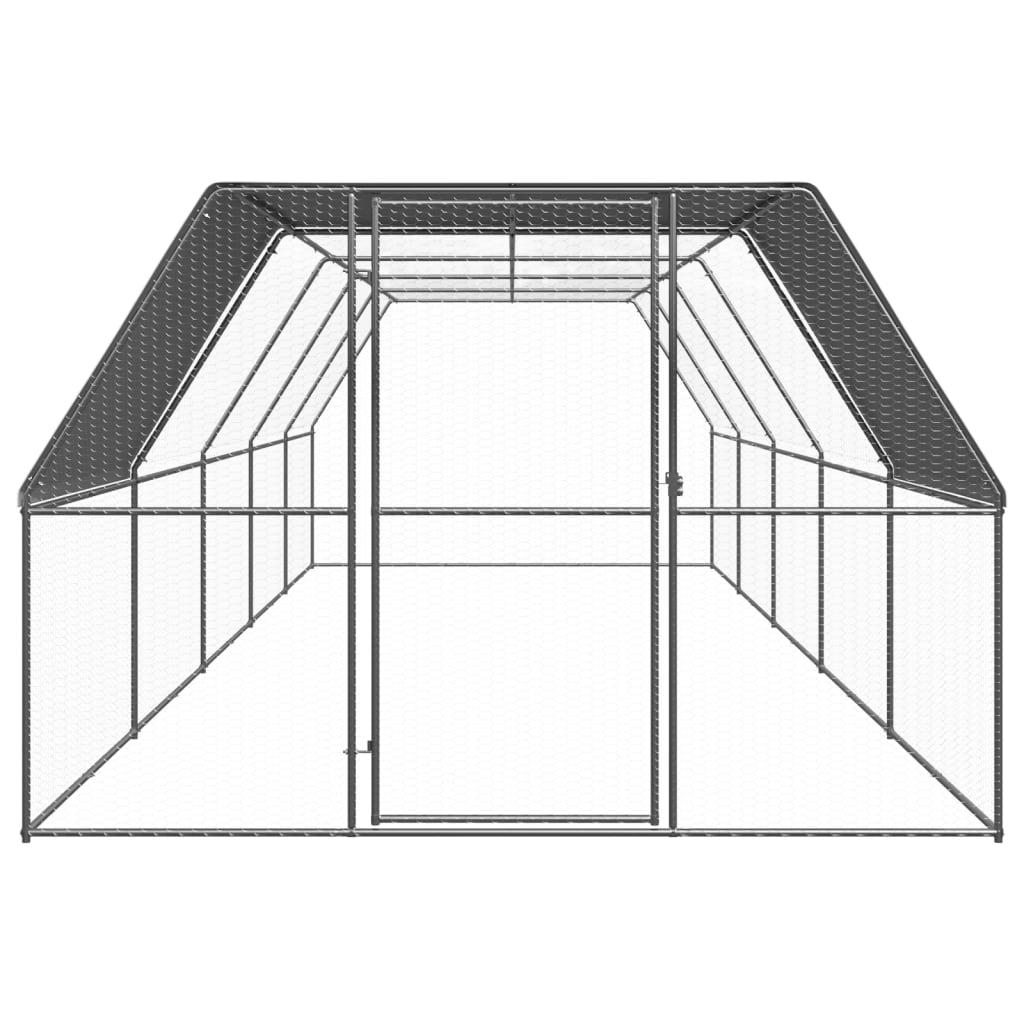 Kippenhok Gegalvaniseerd Staal 3 x 10 x 2 m