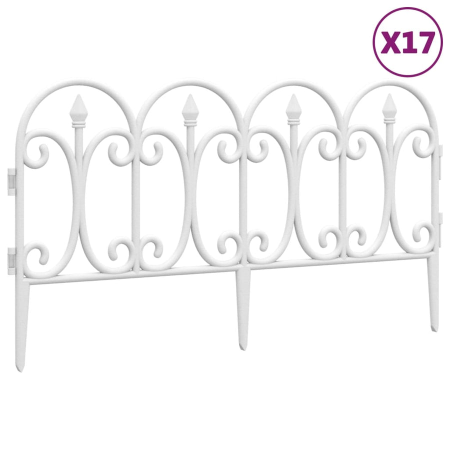Gazonranden 10 M Polypropeen Wit