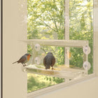 Window Bird Feeders 2 pcs 30x12x15 cm Acrylic