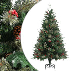 Kerstboom Met Dennenappels 50 Cm Pvc En Pe Groen 150 x 68 cm