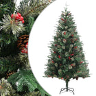 Kerstboom Met Dennenappels 95 Cm Pvc En Pe Groen 195 x 80 cm