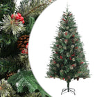 Kerstboom Met Dennenappels 225 Cm Pvc En Pe Groen 225 x 94 cm