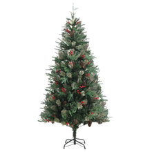 Kerstboom Met Dennenappels 225 Cm Pvc En Pe Groen 225 x 94 cm