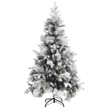 Kerstboom Met Dennenappels En Sneeuw 95 Cm Pvc En Pe 195 x 95 cm