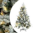 Kerstboom Met Led En Dennenappels En Sneeuw 50 Cm Pvc En Pe