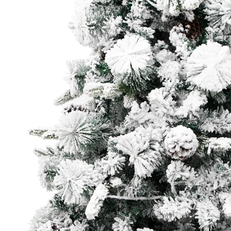 Kerstboom Met Led En Dennenappels En Sneeuw 95 Cm Pvc En Pe 195 x 95 cm