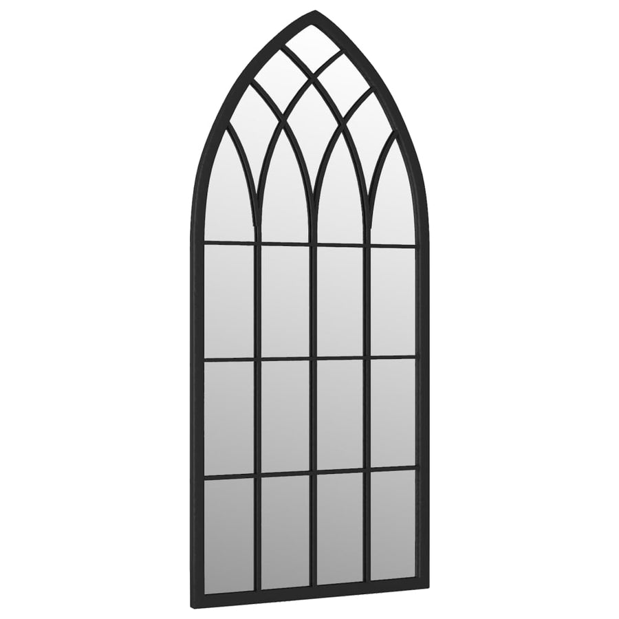 Tuinspiegel 70X30 Cm Ijzer Zwart 70 x 30 cm