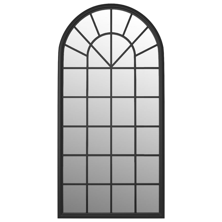 Tuinspiegel 90X45 Cm Ijzer Zwart