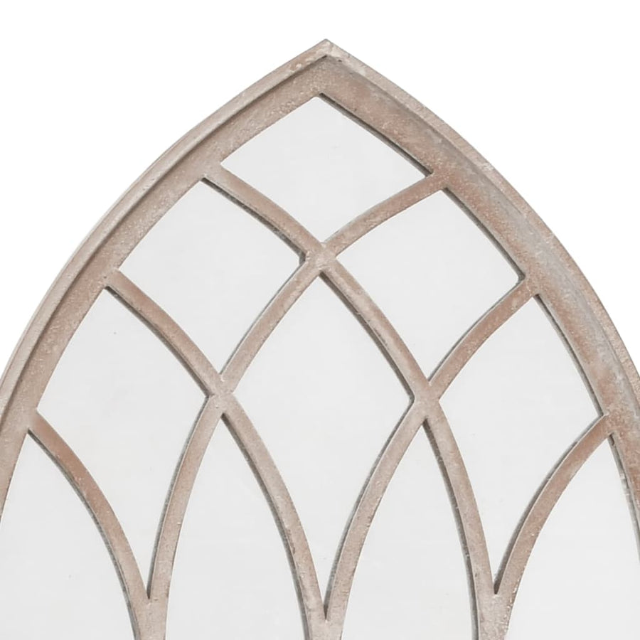 Tuinspiegel 100X45 Cm Ijzer Zandkleurig 100 x 45 cm