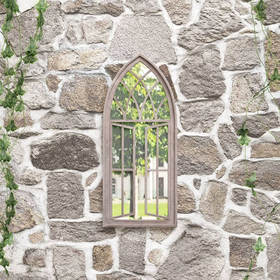 Tuinspiegel Ijzer Kleurig 70 x 30 cm Zand