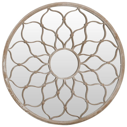 Tuinspiegel Rond Ijzer Kleurig 60 x 3 cm Zand
