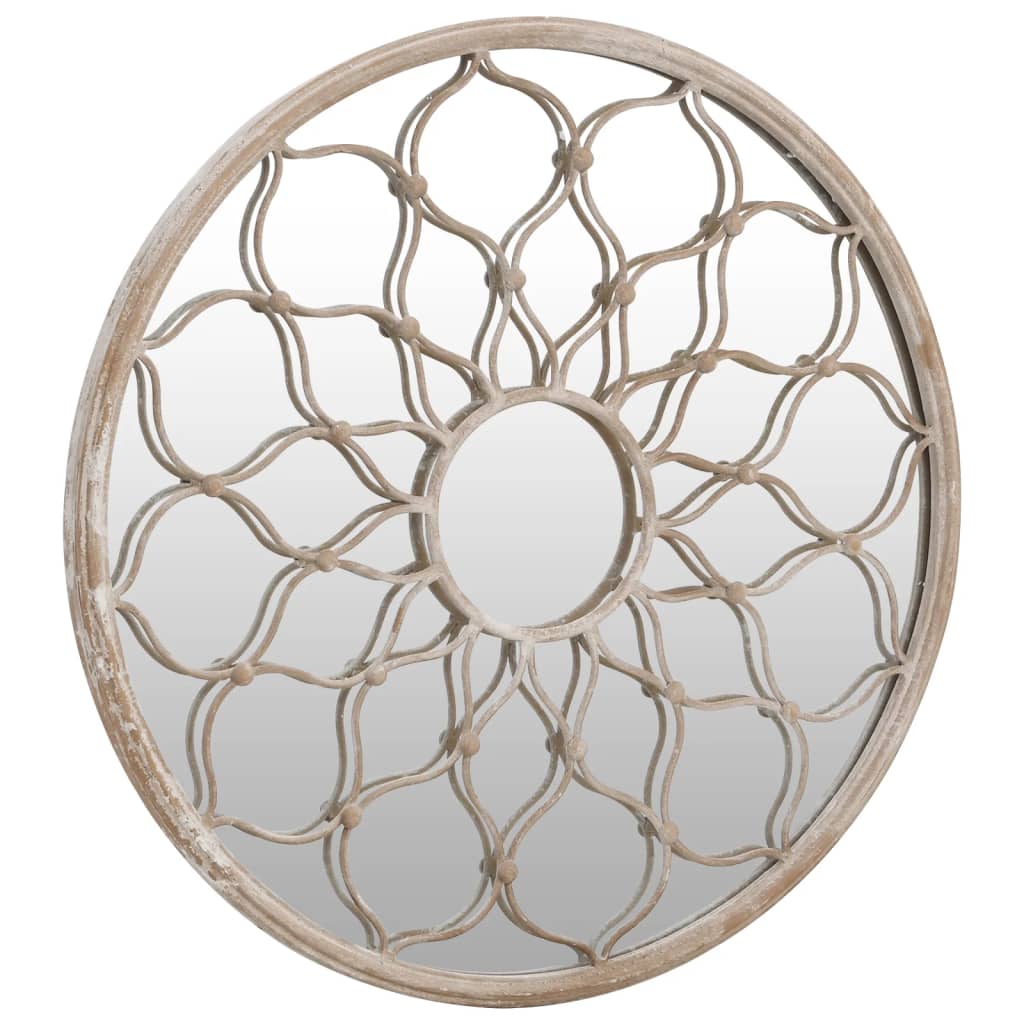 Tuinspiegel Rond Ijzer Kleurig 60 x 3 cm Zand