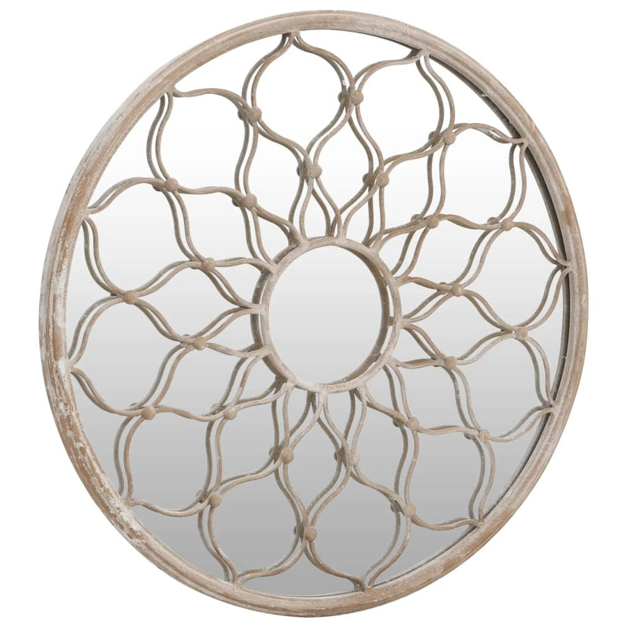 Tuinspiegel Rond Ijzer Kleurig 60 x 3 cm Zand