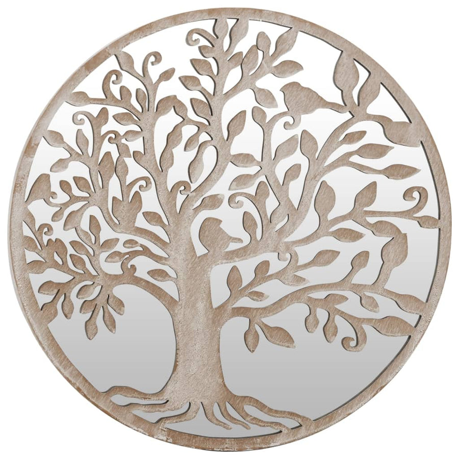 Tuinspiegel Rond 40X2,5 Cm Ijzer Zandkleurig 1 40 x 2.5 cm