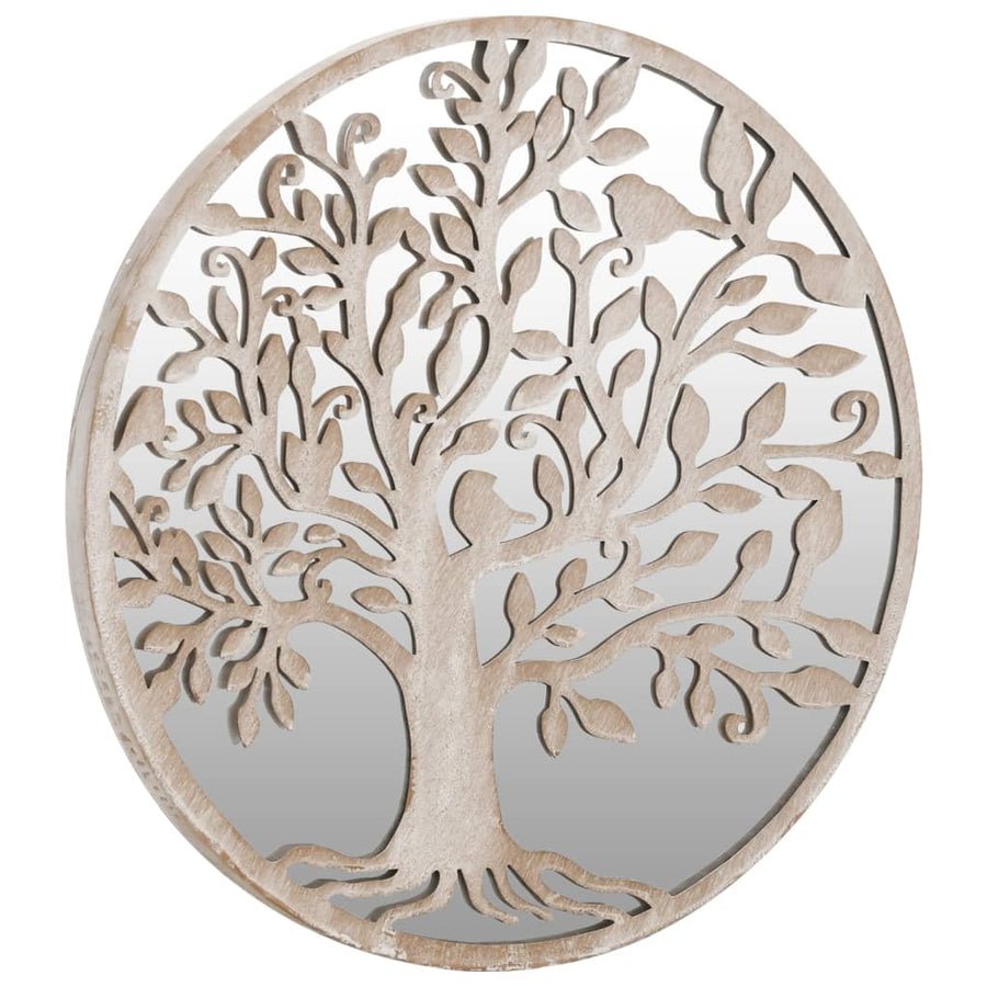 Tuinspiegel Rond 40X2,5 Cm Ijzer Zandkleurig 1 40 x 2.5 cm