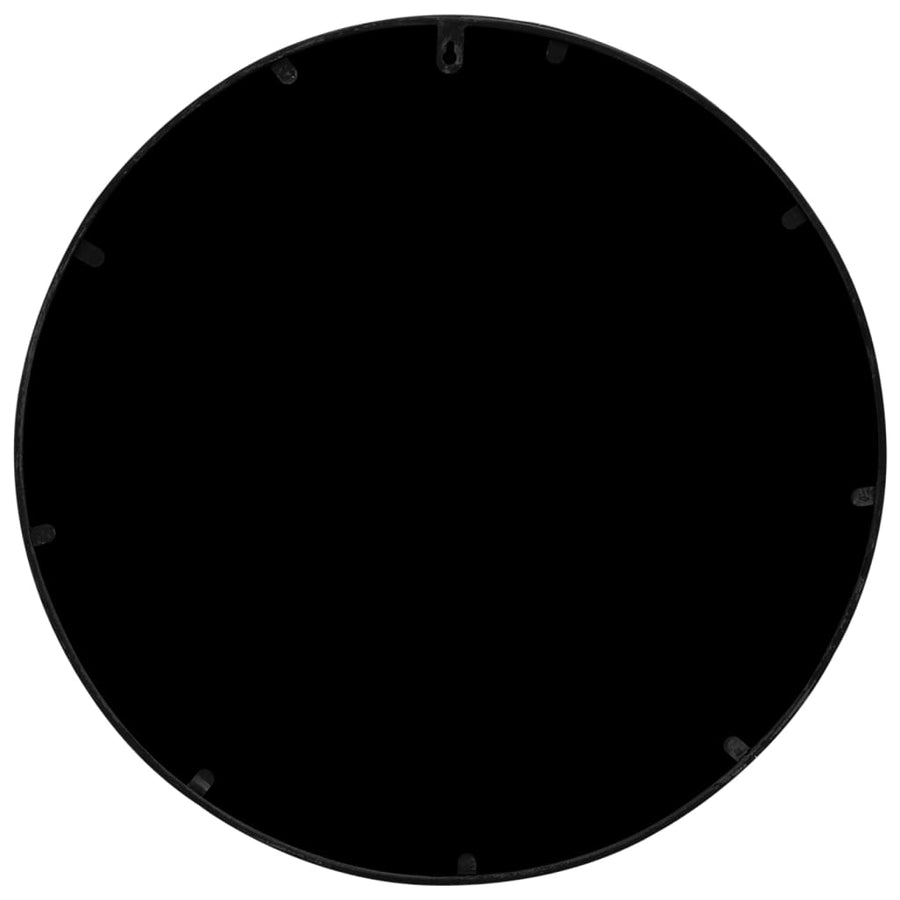 Tuinspiegel Rond 40X2,5 Cm Ijzer Zwart 40 x 2.5 cm