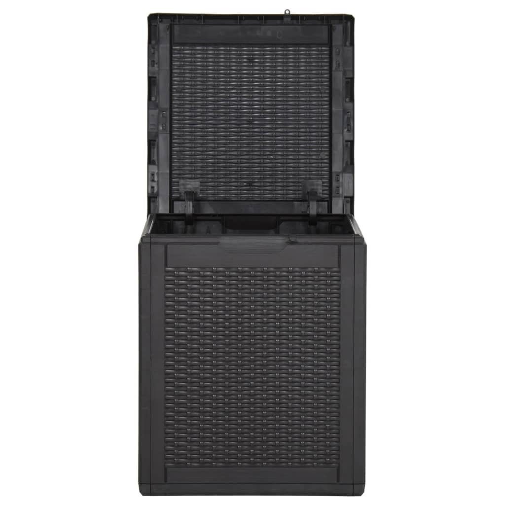 Tuinbox Pp Rattan 90 l Zwart Rattanontwerp