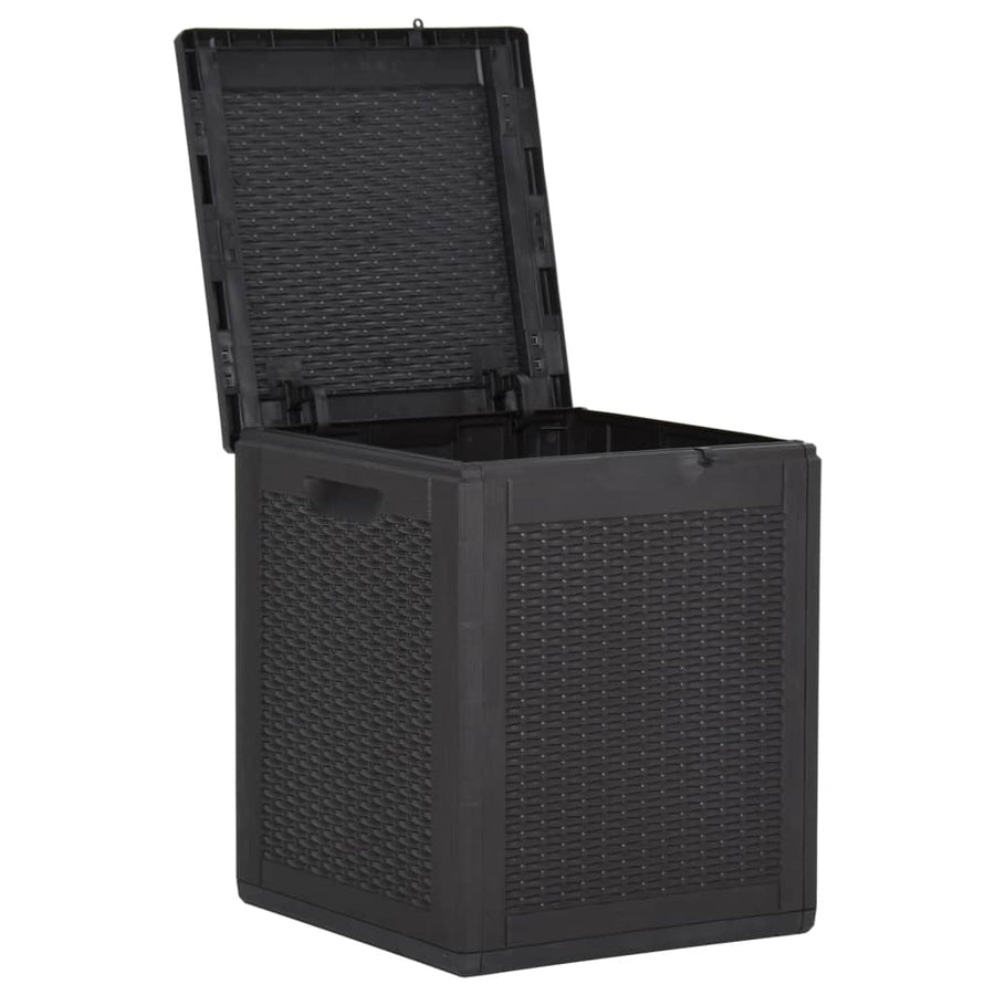 Tuinbox Pp Rattan 90 l Zwart Rattanontwerp