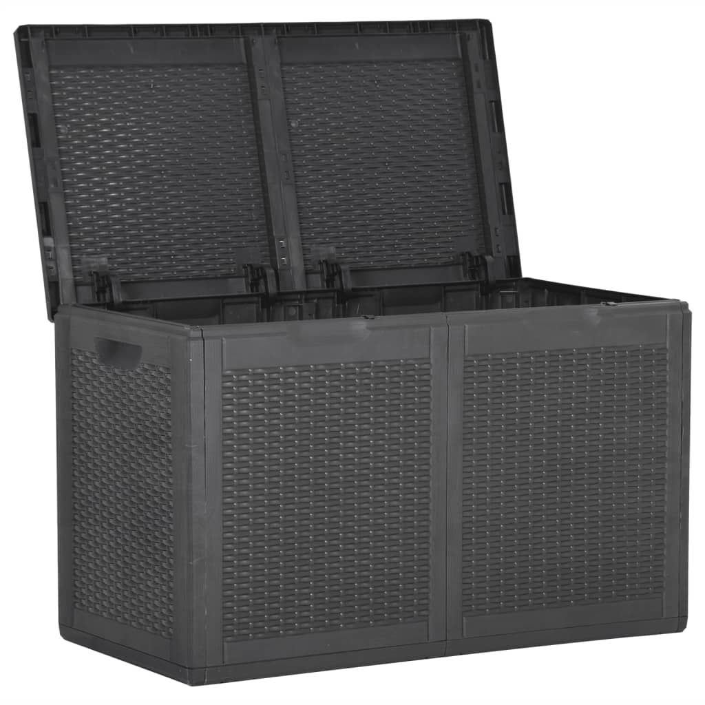 Tuinbox Pp Rattan 180 l Zwart Rattanontwerp