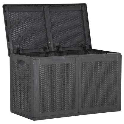 Tuinbox Pp Rattan 180 l Zwart Rattanontwerp