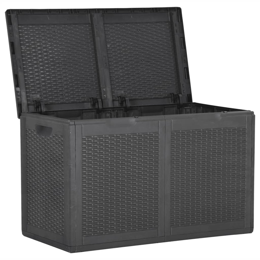 Tuinbox Pp Rattan 180 l Zwart Rattanontwerp
