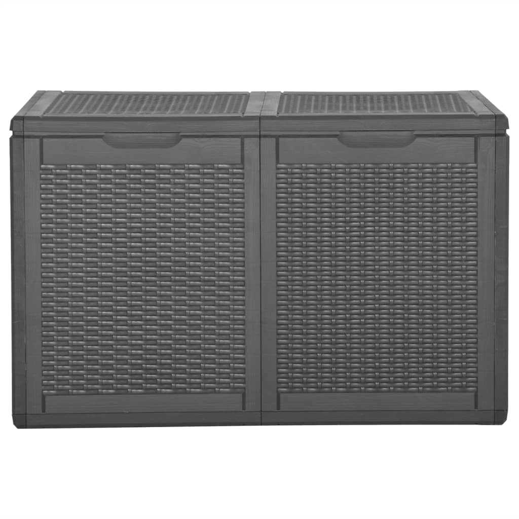 Tuinbox Pp Rattan 180 l Zwart Rattanontwerp