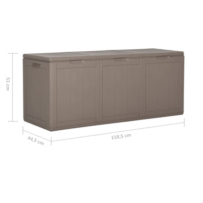 Tuinbox Pp Rattan 270 l Bruin Lattenontwerp