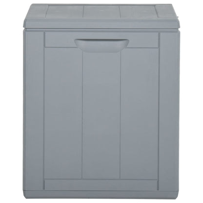 Tuinbox Pp Rattan 90 l Grijs Lattenontwerp