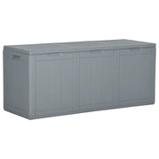 Tuinbox 270L houtlook grijs 118.5x44.5x51 cm