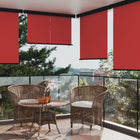 Balkonscherm 165 x 250 cm Rood