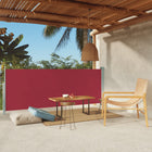 Windscherm uittrekbaar 117x300 cm rood 117 x 300 cm Rood