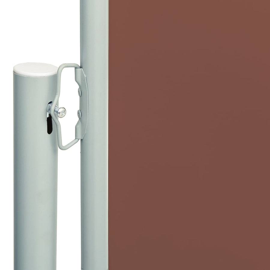 Tuinscherm uittrekbaar 117x600 cm bruin 117 x 600 cm Bruin