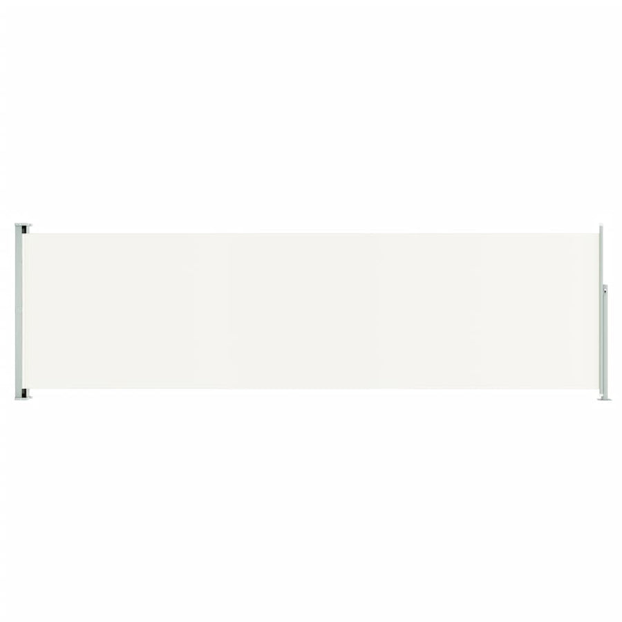 Tuinscherm uittrekbaar 180x600 cm crème 180 x 600 cm Crème