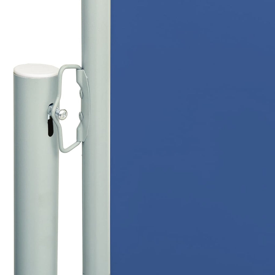 Tuinscherm uittrekbaar 180x600 cm blauw 180 x 600 cm Blauw