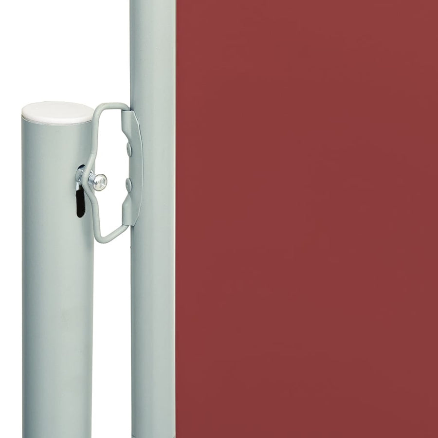Tuinscherm uittrekbaar 180x600 cm rood 180 x 600 cm Rood
