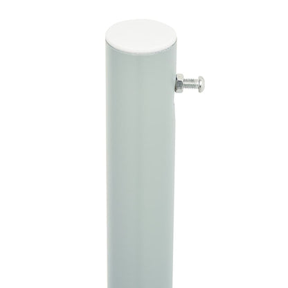 Tuinscherm uittrekbaar 180x600 cm grijs 180 x 600 cm Grijs