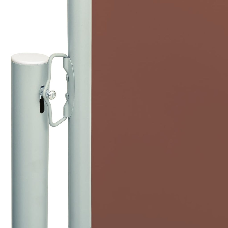 Tuinscherm uittrekbaar 180x600 cm bruin 180 x 600 cm Bruin