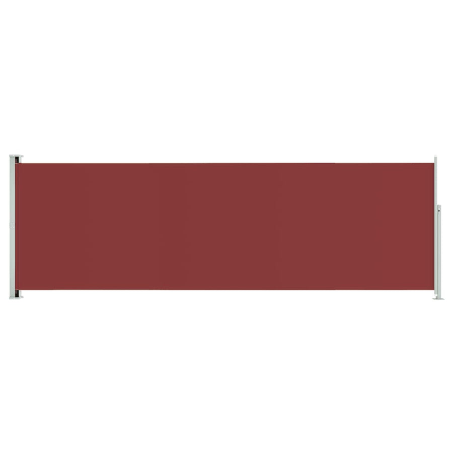 Tuinscherm uittrekbaar 200x600 cm rood 200 x 600 cm Rood