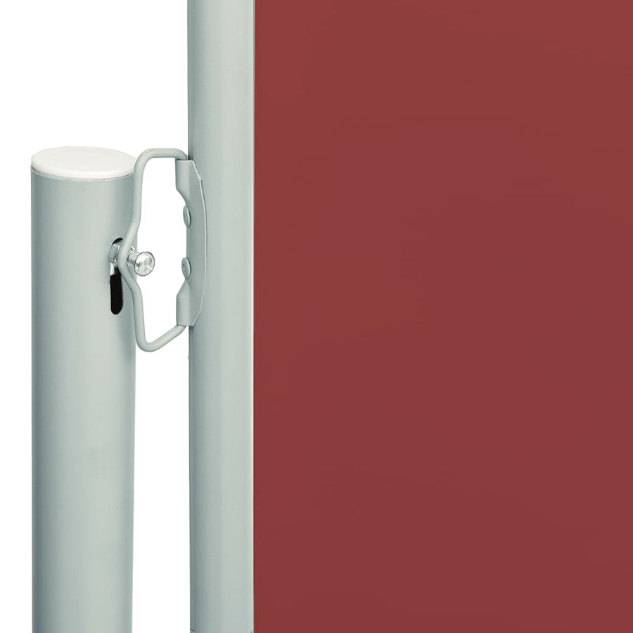 Tuinscherm uittrekbaar 200x600 cm rood 200 x 600 cm Rood