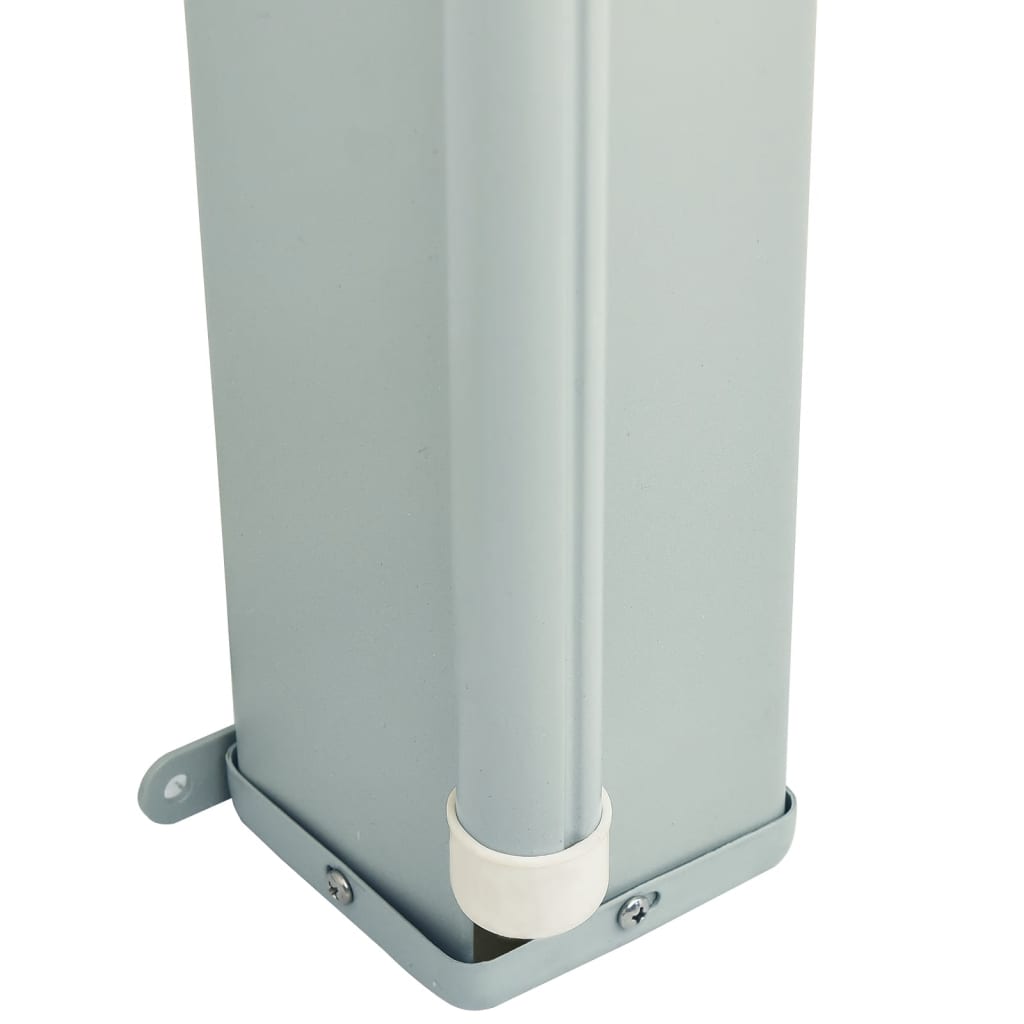 Tuinscherm uittrekbaar 200x600 cm grijs 200 x 600 cm Grijs