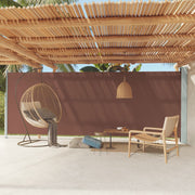 Retractable Garden Screen 200x600 cm Brown