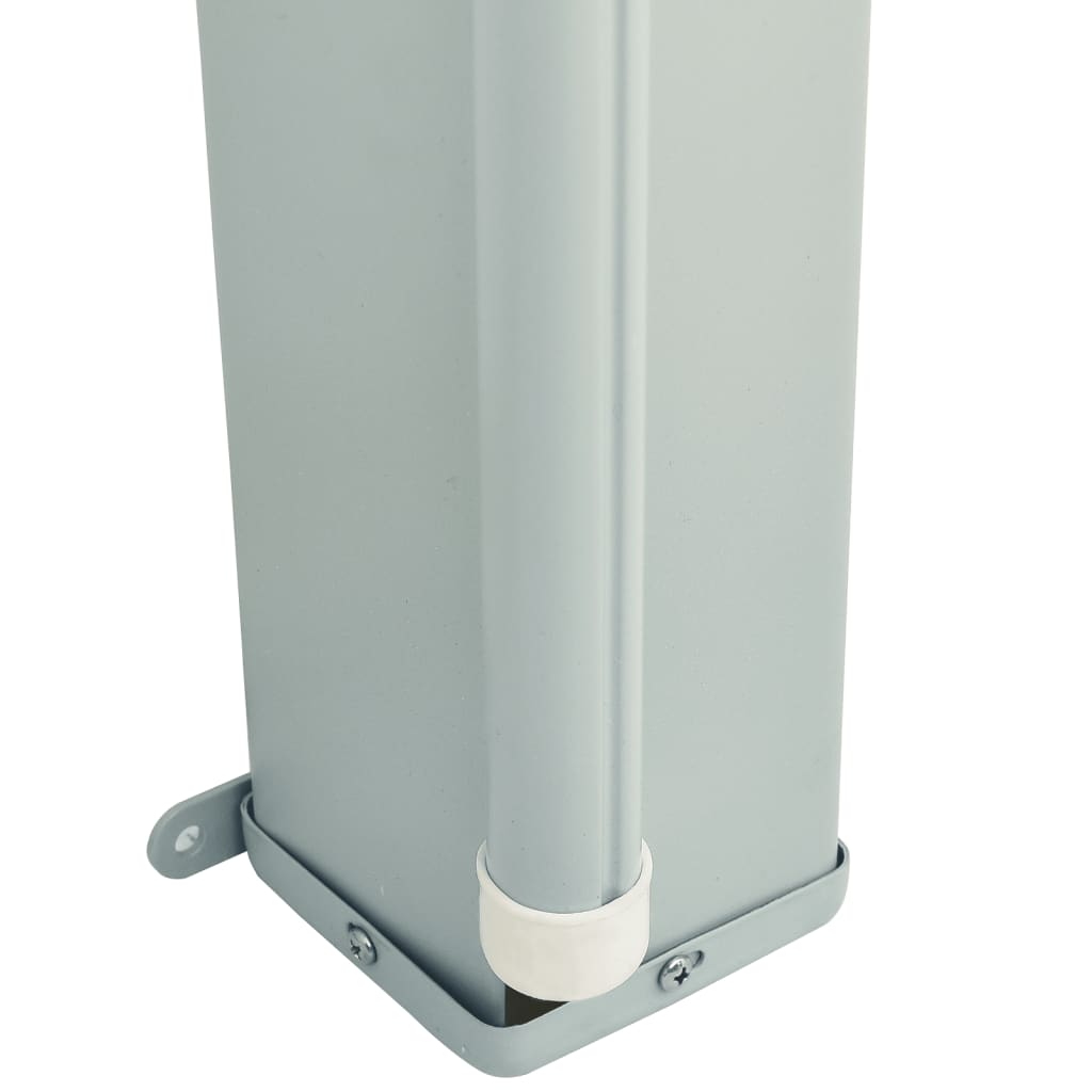 Tuinscherm uittrekbaar 220x600 cm zwart 220 x 600 cm Zwart