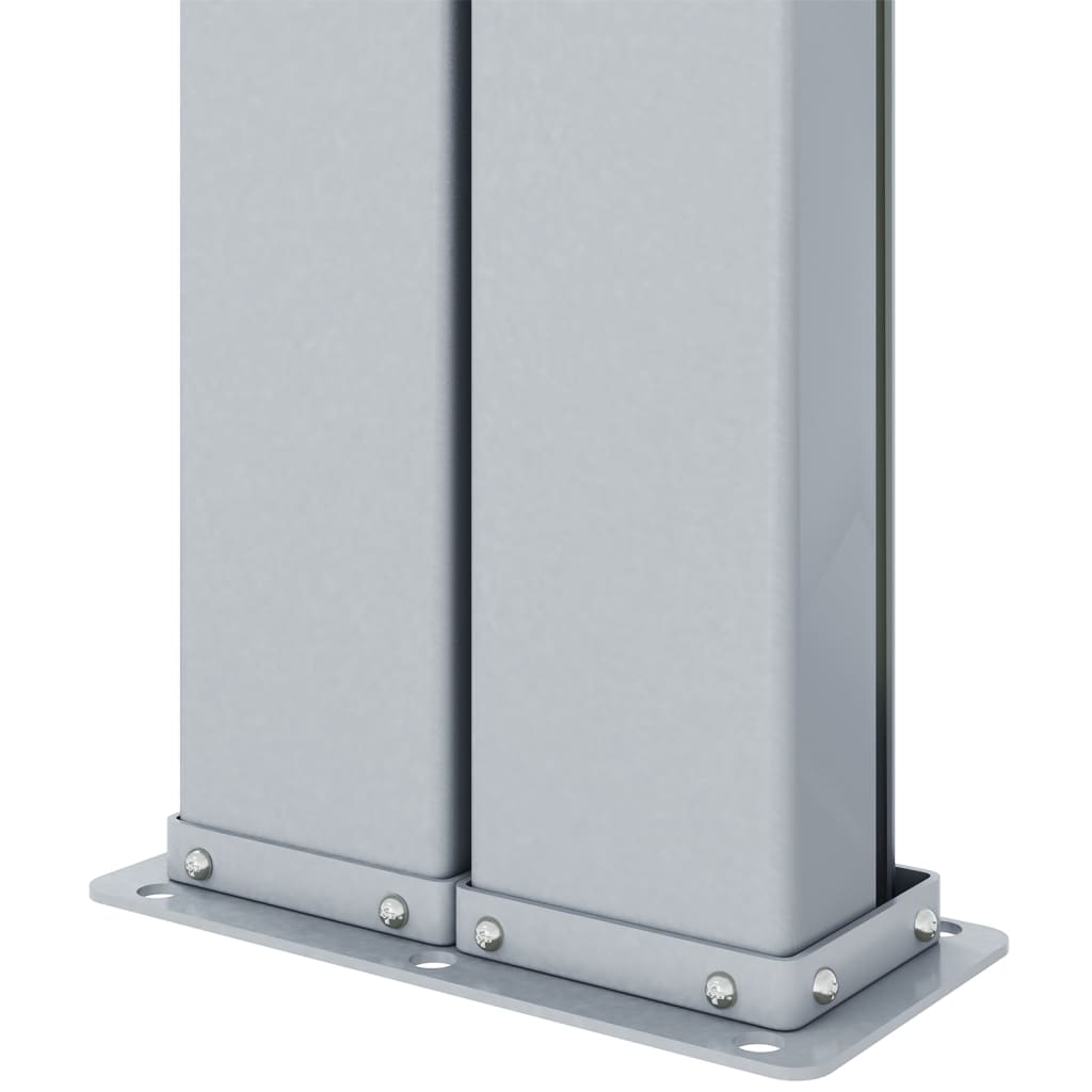 Windscherm Uittrekbaar Zwart 180 x 600 cm