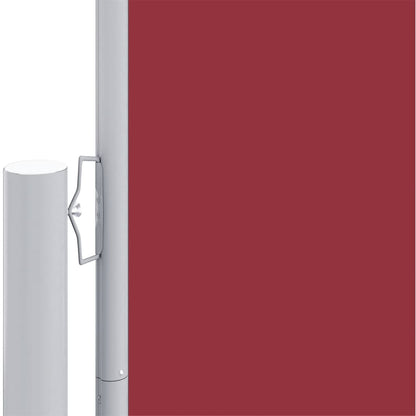 Windscherm Uittrekbaar Rood 220 x 600 cm