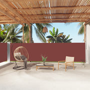 Extendable Windscreen 160x1000 cm Brown