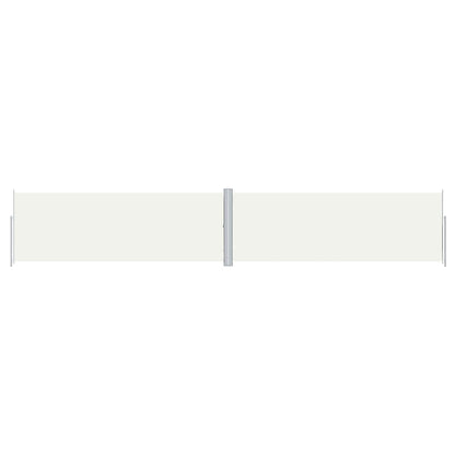 Windscherm Uittrekbaar Zwart Crème 180 x 1000 cm