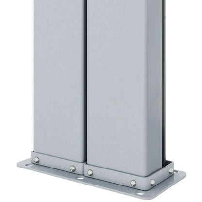 Windscherm uittrekbaar 180x1000 cm antracietkleurig 180 x 1000 cm