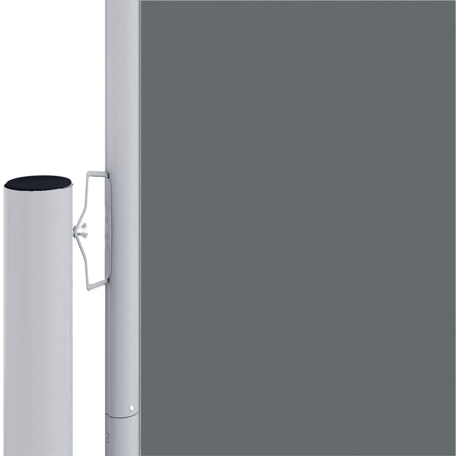 Windscherm uittrekbaar 200x1000 cm antracietkleurig 200 x 1000 cm